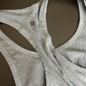 Size 10 gray lululemon tank top